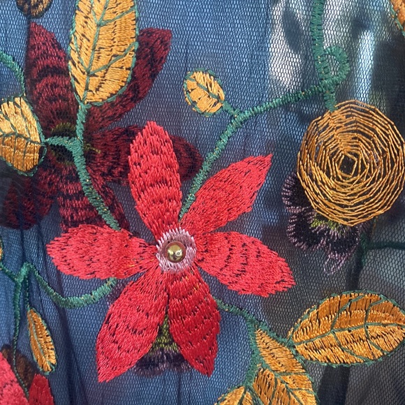 ITOO SHEER DETAILED TOP - Picture 2 of 4